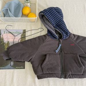 Vendita Diretta dalla Fabbrica: <span class=keywords><strong>Cappotto</strong></span> Invernale per Bambini in Stile Coreano con Cappuccio in Pile e Imbottitura in Poliestere per Ragazze e Ragazzi - Product Image 5