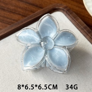 Vente en gros de nouvelles pinces à cheveux rétro Plumeria, pinces à cheveux mignonnes de style coréen, pinces à cheveux fleuries pour femmes, pinces à cheveux Frangipani - Product Image 2