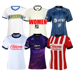 Женский клубный футбол, американский футбол Chivas UANL TIGRES, футболки 2023 LIGA MX, футболки 22/23 женщин и девушек, женские майки