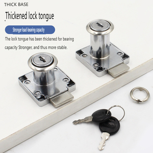 Serrure de <span class=keywords><strong>tiroir</strong></span> et de classeur de meubles traditionnels pour chambre à coucher, école, hôtel, cuisine - Acier laminé à froid/Acier inoxydable Xiduo - Product Image 1