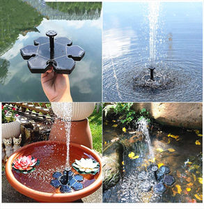 गर्म बेच सौर संचालित फव्वारा पंप सौर पैनल किट पानी पंप उद्यान सजावट सौर पानी के फव्वारे - Product Image 2