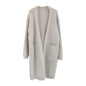 Cardigan d'hiver coréen pour filles, manteau épais en <span class=keywords><strong>laine</strong></span> tricotée, <span class=keywords><strong>veste</strong></span> en tricot, cardigans longs en cachemire pour femmes - Product Image 6
