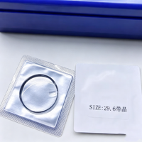 Cubierta de Cristal Acrílico para Reloj Vintage, Varios Tamaños 29.6/30.6/31/31.6/32.8mm, Repuesto de Cristal Redondo para Reloj