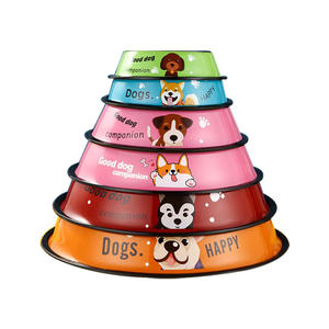 Eco-Friendly 201 Stainless Steel <span class=keywords><strong>Pet</strong></span> Bowl com Silicone Ring Base para Cat Puppy Dog-Água e Alimentação - Product Image 2