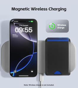 Find My Device AirTag Magnet-Geldbörse aus PU-Leder, MFi-zertifiziert, Visitenkarten- & Ausweiskartenhalter, Kreditkartenhalter für iPhone - Product Image 2