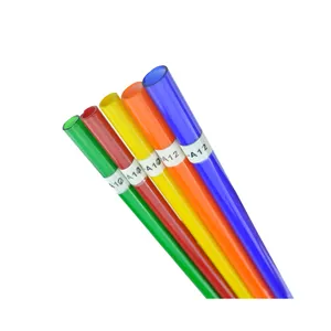 NeonPro brand coloured glass tubing single coated tube neon glass tube