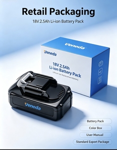 Batterie d'outillage électrique au lithium-ion 18V 4Ah 72W haute capacité pour perceuse sans fil 21V pleine tension 500 cycles avec cathode LiNiMnCoO2 - Product Image 4