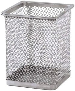 Metal Mesh Pen Holder Pencil Cup Holder Pen Organizer Desk Organizer Customized Logo Welding Powder Coating <b>Office</b> School Home - Product Image 1