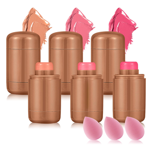 Barra de Rubor en Crema Vegana Orgánica de Alta Calidad, 9 Colores, Cosméticos de Viaje para Uso Diario, Bajo MOQ, Etiquetado Personalizable - Product Image 1
