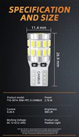 A80 T10 LED Feux de largeur de voiture Lampes LED automobiles 168 194 W5W T10 3014 30smd Feux de voiture Plaque d'immatriculation Lampes de lecture DC12-24V
