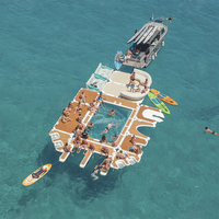 Piscine gonflable portable pour yachts, en PVC et DWF de 0,9 mm, pour la mer, l'océan et la plage
