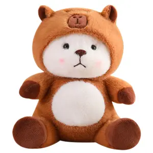 Bestverkopende Kapybala Pop Mini Beer Pluche Speelgoed Teddybeer Valentijnsdag Transformerende Kogelbeer