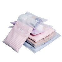 Sac plastique pour vêtements en PVC, personnalisé, emballage de vêtements, à fermeture éclair pour maillots de bain et sous-vêtements, 10 unités