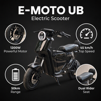 Moto électrique tout-terrain 1200W 14 pouces avec frein à disque étanche, directement de l'usine, pour l'aventure en extérieur