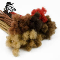 Vente en Gros Extension de Cheveux Humains Afro Crépus pour Homme Dreadlocks Régulier Fait à la Main Dread Cheveux humains
