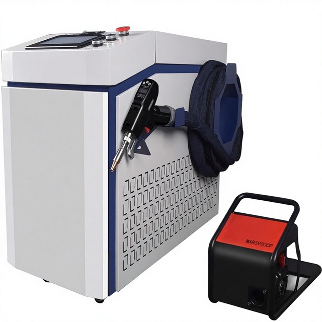 Portable All-in-one Design Handheld Fiber Laser Welding Machine 1500W 2000W 3000W Water Cooling Laser Welding Machine for Metal