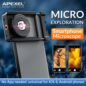 HD teléfono inteligente Microscopio Electrónico Digital biológico para <span class=keywords><strong>iPhone</strong></span> 15 pro Max CPL lente Detección de tela de piel - Product Image 3