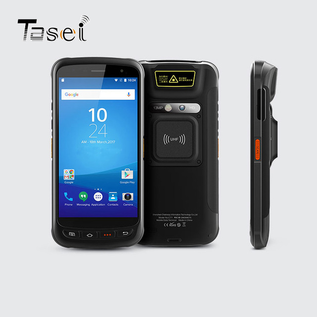 Android 13 5.2 Inch 4G WIFI 1D 2D QR Code NFC Industrial Rugged Inventory Mobile Barcode Scanner PDA Handheld Terminal in Stock