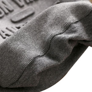 Tùy chỉnh áo 3D dập nổi crewneck Áo len 3D dập nổi hoodie 100% bông Logo thừa cân áo Puff in áo hoodie - Product Image 4