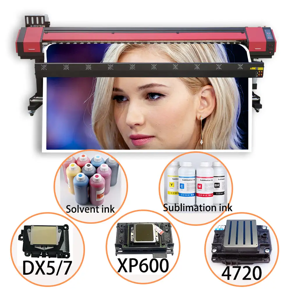 3.2m 10ft textile printer large format eco solvent advertising billboard dye 3d sublimation photo printer printing machine