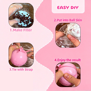 Meistverkaufte TPR ASMR Angstlösende Spielzeuge Handgemachte Quetschbare Stressbälle DIY Stressball-Bastelset - Product Image 2