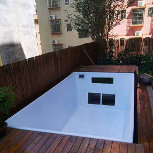 Accessoires en fibre de verre creusée de qualité à vendre. Nouveau cadre de piscine préfabriqué rectangulaire-Ensemble complet - Product Image 2