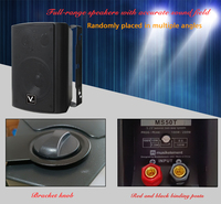 Altavoces de Monitorización de Audio Profesional MS50, Iluminación de Video, Columna de Sonido, Bola Colgante, Fondo para Músicos, Sonido Envolvente para Sala de Estar