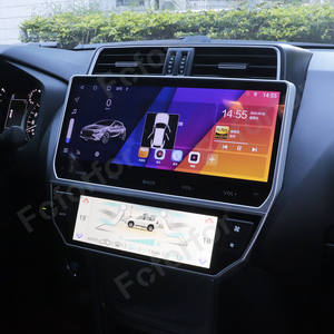 Radio de coche para Toyota Land Cruiser Prado 2018-2023 Pantalla de <span class=keywords><strong>Control</strong></span> de aire acondicionado Placa de clima unidad principal estéreo Carplay - Product Image 3