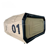 Abri de camping gonflable rapide et portable en tissu Oxford imperméable, capsule spatiale Air Zone pour l'extérieur, utilisable en toutes saisons