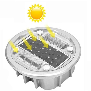 ไฟถนนโซลาร์เซลล์ G105 Il300 แบบ LED รูปตาแมว สำหรับทางเดินรถ ไฟส่องสว่างบนถนน ทำจากอะลูมิเนียม - Product Image 4