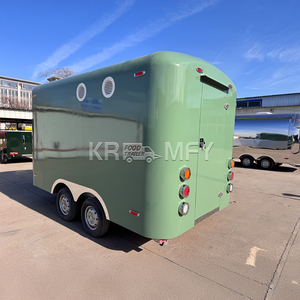 Carrito de Comida Móvil con 4 Ruedas para Exteriores, Equipo para Restaurantes, Camión de Comida, Remolque para Hamburguesas, Carrito de Helados, Servicio de Catering, Carrito de Bebidas - Product Image 2