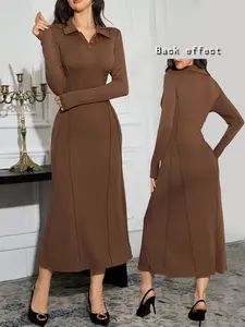 Nuovi abiti Midi asimmetrici <span class=keywords><strong>monospalla</strong></span> <span class=keywords><strong>verde</strong></span> da donna alla moda, perfetti per abiti da sera da sera - Product Image 1