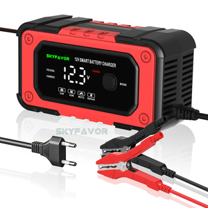 Chargeur <span class=keywords><strong>de</strong></span> batterie intelligent automatique 12V 6A pour batteries GEL AGM EFB au plomb-acide, chargeur <span class=keywords><strong>de</strong></span> batterie pour moto et voiture - Product Image 5