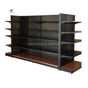 Estantes de supermercado de alta calidad de 100 kg/capa, estantes de metal de doble cara para góndola para tiendas - Product Image 4