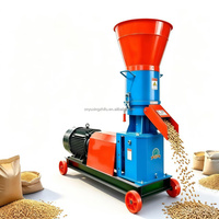 Machine à granulés d'herbe pour volailles et animaux, électrique et diesel, haute productivité 300 kg/h, pour l'alimentation du bétail et des animaux