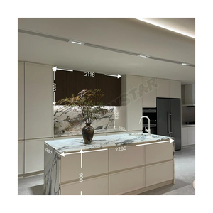 Comptoir de cuisine moderne en marbre Calacatta Viola personnalisé Newstar, îlot en marbre - Product Image 6