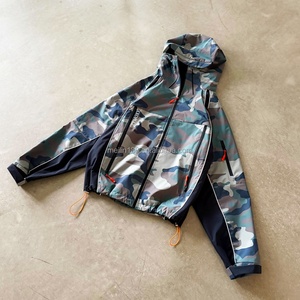 Vestes de design tendance, motif camouflage, bande réfléchissante 3M, veste légère en nylon pour l'extérieur, veste à capuche coupe-vent, personnalisable - Product Image 1