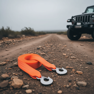 Sangle de remorquage en nylon avec crochets de récupération pour camion, assistance au remorquage tout-terrain (comme sur l'image) - Product Image 2