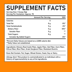 Customized Packaging Healthy Weight Support Powder for Women and Men Control Hunger Cravings Prebiotic <b>Supplement</b> Powder - Product Image 5