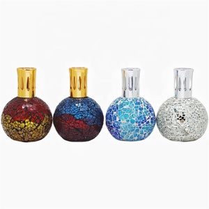 Aromaterapia compatible con aceite Lampe Berge, lámpara de aromaterapia catalítica de 100 ML Lámpara de aceite de mosaico de vidrio - Product Image 2