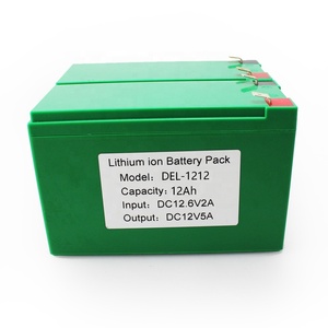 Mini Batería Recargable de Litio de 12v, Paquete de Baterías de 12V 12AH 18650, Tamaño Pequeño, Alta Capacidad, Grado A, Batería 18650 Aceptable DL-1 - Product Image 5