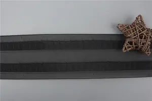 7.5cm 블랙 커튼 테이프 공장 직매 100 나일론 투명 액세서리 중국 커튼 플리트 테이프 위치 라인