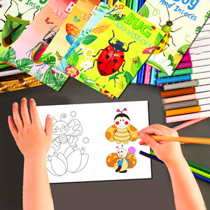 TY021 coccinella e insetti <span class=keywords><strong>da</strong></span> <span class=keywords><strong>colorare</strong></span> libro fai <span class=keywords><strong>da</strong></span> te cartone animato animali insetti disegno libro per la decorazione della festa <span class=keywords><strong>di</strong></span> compleanno dei bambini - Product Image 6