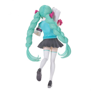 18CM Jouet Manga Figurine Statues Figures 16e Anniversaire Commémoratif Uniforme Scolaire Lunettes <span class=keywords><strong>Miku</strong></span> PVC Anime <span class=keywords><strong>Figure</strong></span> - Product Image 6