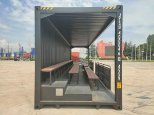 Soporte <span class=keywords><strong>de</strong></span> contenedor portátil para asientos <span class=keywords><strong>de</strong></span> estadio Modular 40HC <span class=keywords><strong>de</strong></span> acero Corten duradero - Product Image 3