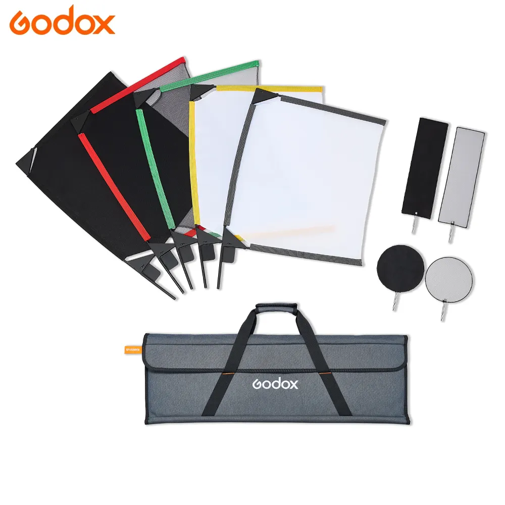 Godox Scrim Flag Sf4560 45*60Cm Kit Draagbare Frame Diffuser Reflector Zacht Licht-Blokkerende Lichtverkleining Voor Studiofotografie