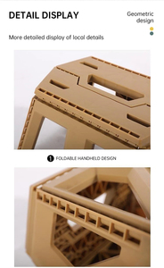 Wholesale Outdoor Portable <b>Folding</b> <b>Stool</b> Plastic Camping Seat High Load Bearing Small Chair Fishing Beach Picnic - Product Image 3
