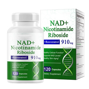 Cápsulas de Suplemento NAD+ Trans Resveratrol Antioxidante para Antienvejecimiento, Regeneración Celular y Energía Celular - Product Image 1