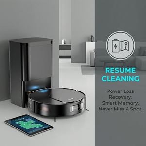 หุ่นยนต์ดูดฝุ่นไร้สาย กำลังดูด 3500Pa ระบบสมาร์ทแมปปิ้ง - Product Image 5