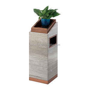 <span class=keywords><strong>Cubo</strong></span> de basura Rectangular de acero inoxidable <span class=keywords><strong>para</strong></span> interiores/exteriores, Cenicero de Metal comercial de pie <span class=keywords><strong>para</strong></span> hoteles, <span class=keywords><strong>cubo</strong></span> de basura, <span class=keywords><strong>tapa</strong></span>, <span class=keywords><strong>Cubo</strong></span> de reciclaje <span class=keywords><strong>para</strong></span> - Product Image 3